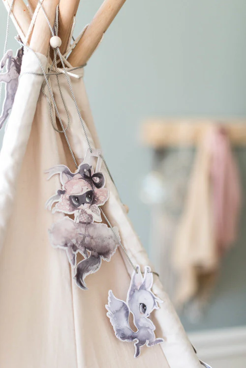 Guirnalda de papel - Frankie and the Unicorns