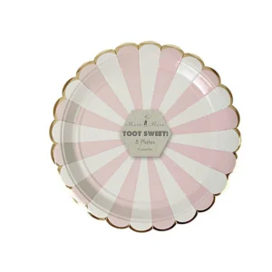 Mix&Match rayas rosa platos S