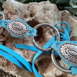 CINTURÓN ANTE HIPPIE TURQUESA