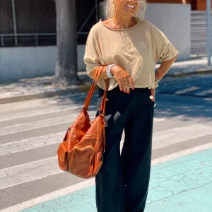 PANTALÓN CON BOTONES DORADOS ELISA NEGRO