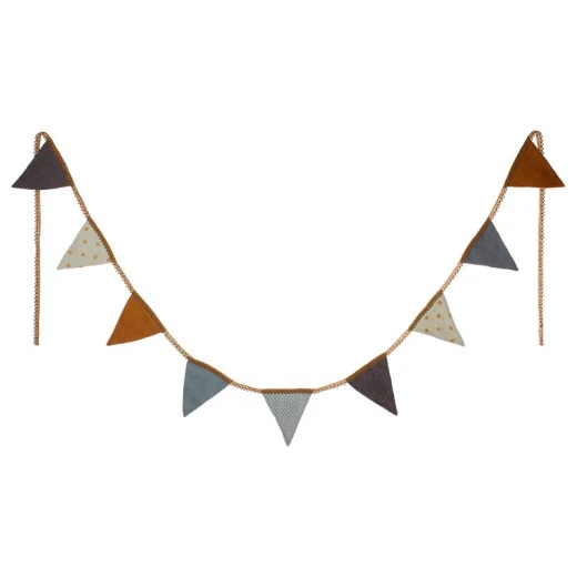 Guirnalda verde - 2,4 mts - 9 banderines - Imagen 3