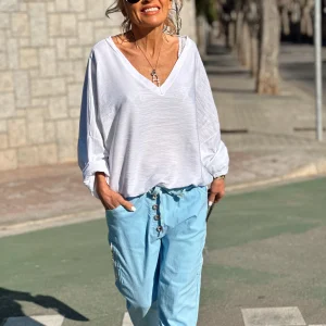 PANTALON BAGGY KLAUDIA AZUL