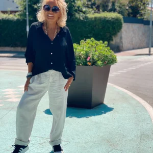 PANTALÓN LINO BEIGE