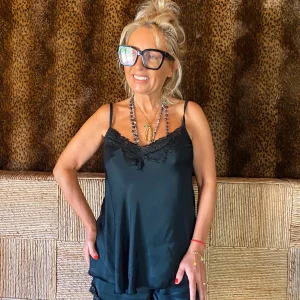 CONJUNTO LENCERO FRANCISCA NEGRO