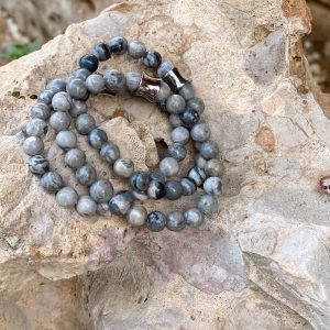 PULSERAS FIDJI PERLAS GRIS