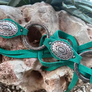 CINTURÓN ANTE HIPPIE VERDE