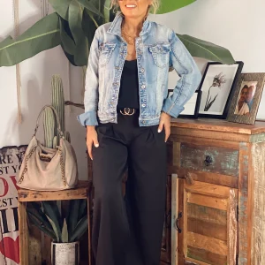 PANTALÓN LARGO MANUELA NEGRO