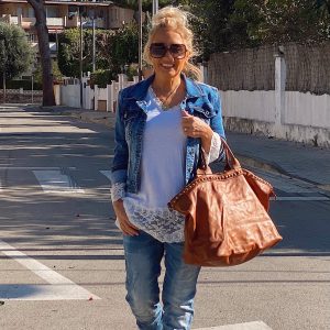 CAZADORA CORTA  KATE TEJANO