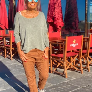 PANTALÓN MACARENA TEJA