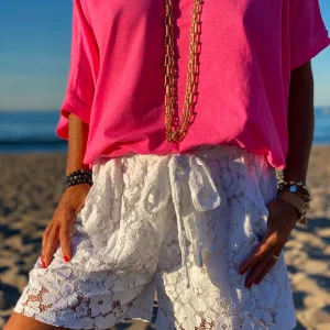 SHORT ENCAJE ESTHER BLANCO