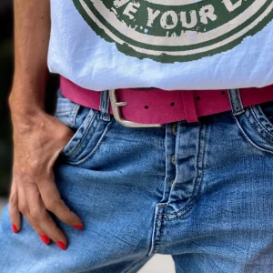 CINTURÓN ANTE CALIFORNIA FUCSIA