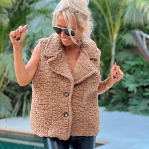 CHALECO ROCK LOVE CAMEL