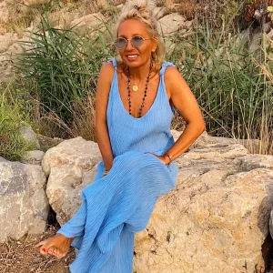 MONO LARGO CAROLINA AZUL