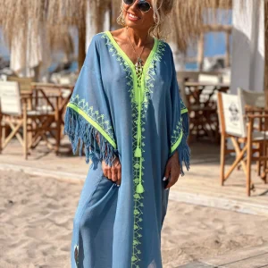 VESTIDO LONGUE ZINEB GRIS