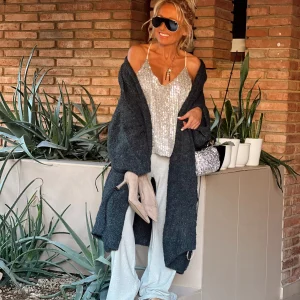 PANTALON BRILLANTE JERRY BEIGE