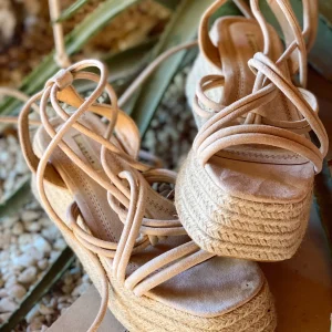 SANDÁLIAS ESPARTO CON CUERDAS CRUDO
