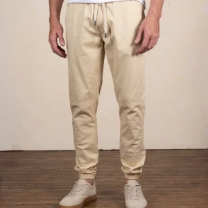 Jogger Tejido Plano Color Arena Ref. 135031225