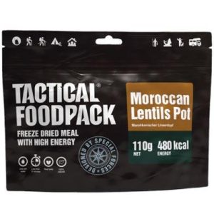 Comida táctica foodpack, Lentejas marroquíes