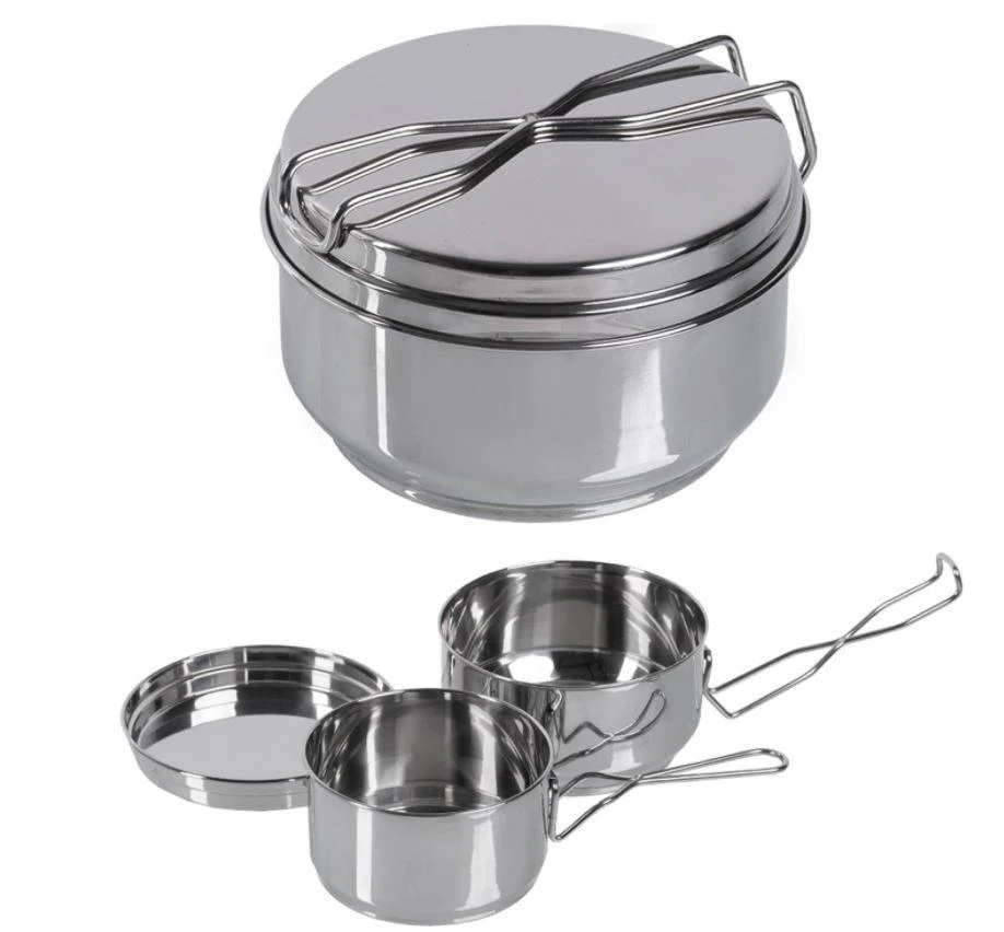 Set de cocina vajilla checa 2 piezas acero inox