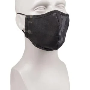 Mascarilla higiénica negra multicam