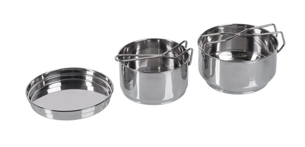 Set de cocina vajilla checa 2 piezas acero inox - Imagen 3