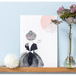 Lámina - La bailarina y el pájaro