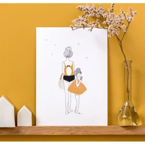 Lámina - Paseo niña