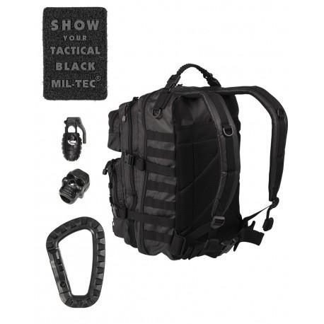Mochila Mil-tec us assault tactical black - Imagen 4
