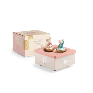 Caja de música ratoncitas bailarinas  - Pequeña Escuela de Danza