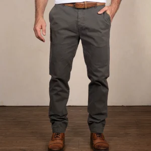 Pantalón Clásico Color Verde Grisoso Ref. 111061225