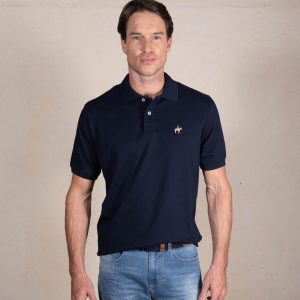 Polo Fondo Entero Color Azul Oscuro Ref. 101111025