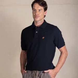 Polo Fondo Entero Color Negro Ref. 101121125