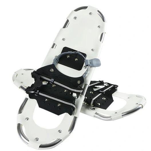 Raquetas de nieve con marcos de aluminio blancas