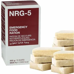 Ración de Comida de Supervivencia NRG-5® – Alimento de Emergencia Compacto y Nutritivo (500 g)