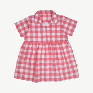 Vestido Aloha - Cuadros Vichy - Rosa