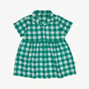 Vestido Aloha - Cuadros Vichy - Esmeralda