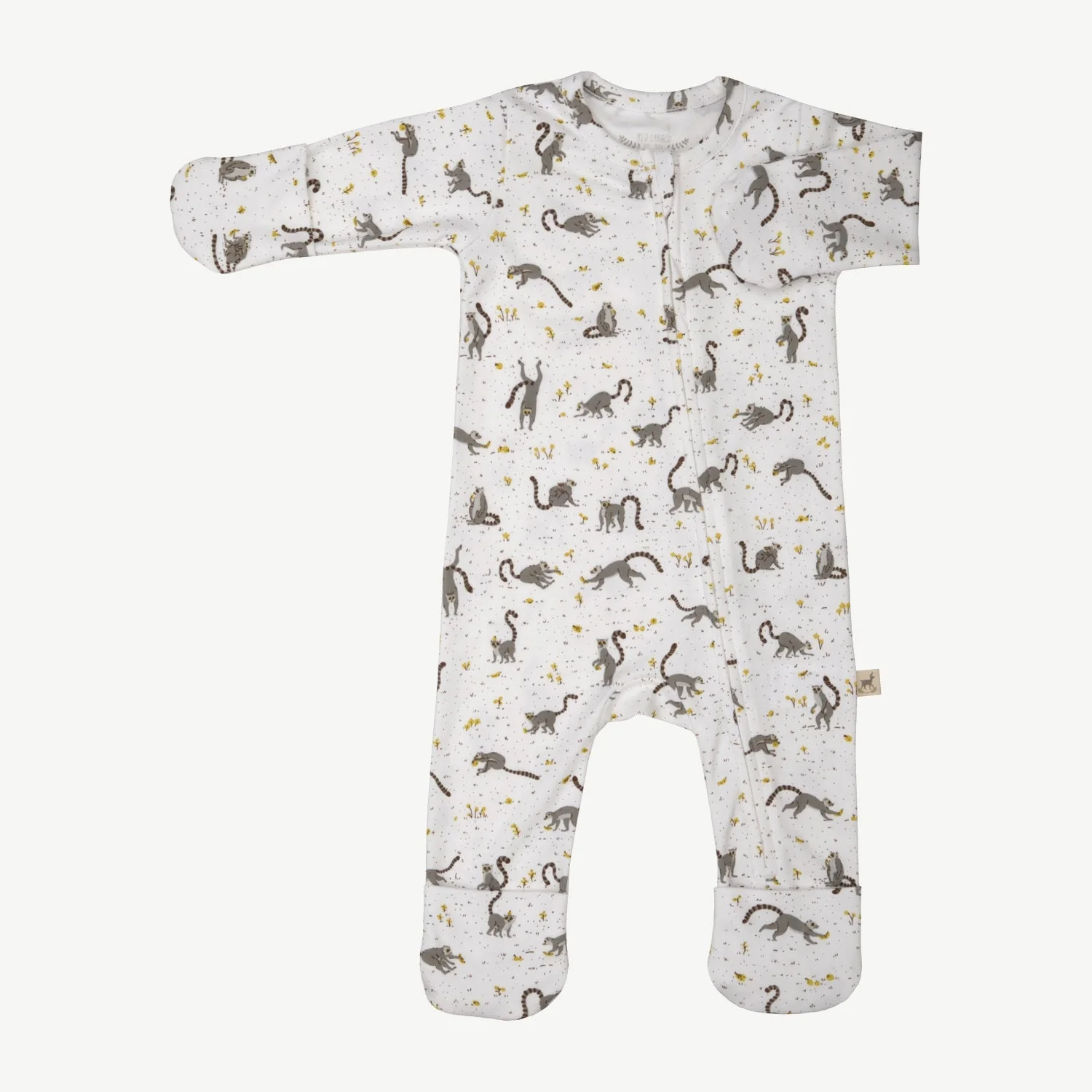 Pijama con Cierre - Lemures - Crema