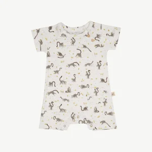 Enterizo Manga Corta - Lemures - Crema