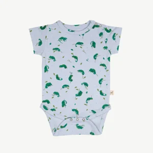 Body Manga Corta - Camaleones - Celeste