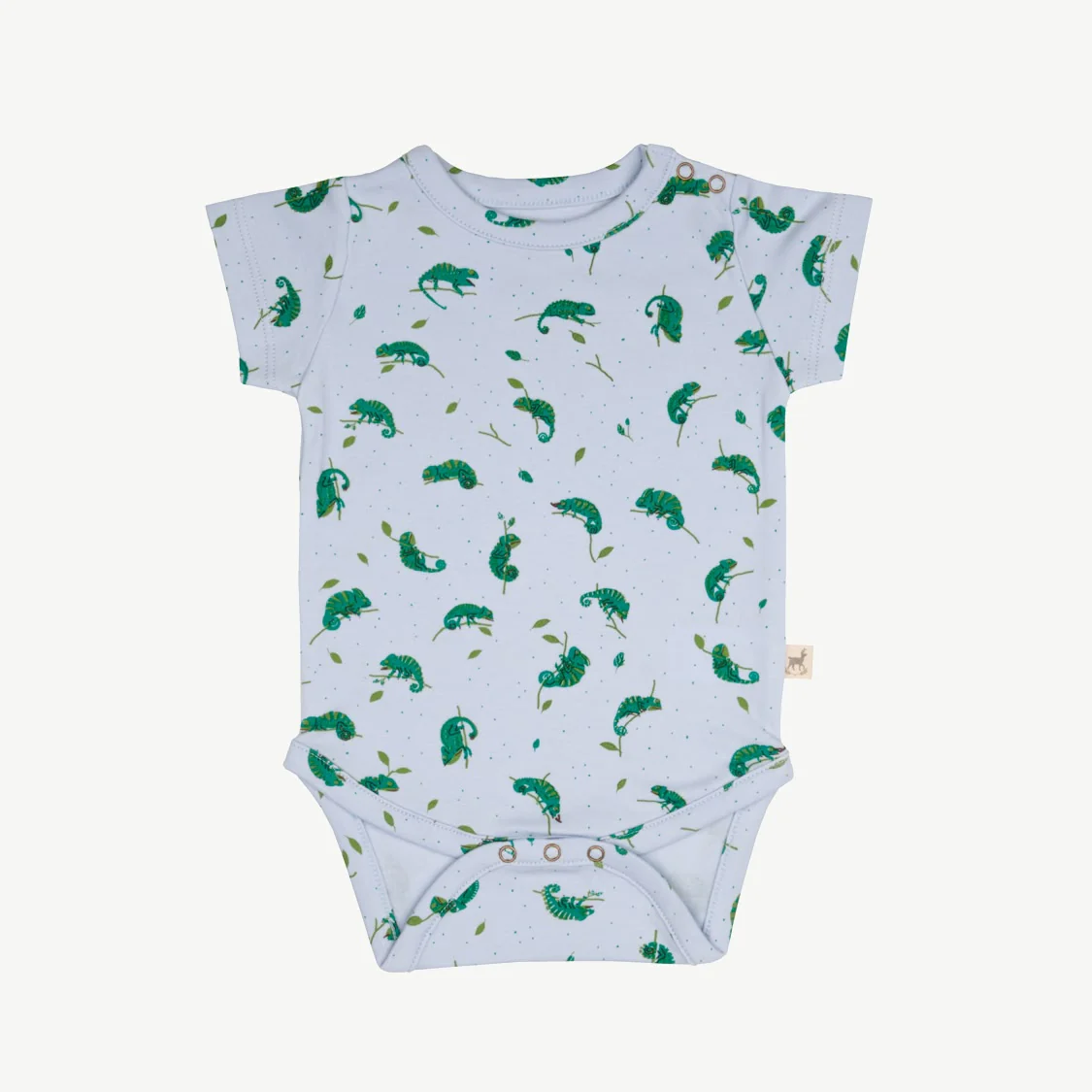 Body Manga Corta - Camaleones - Celeste