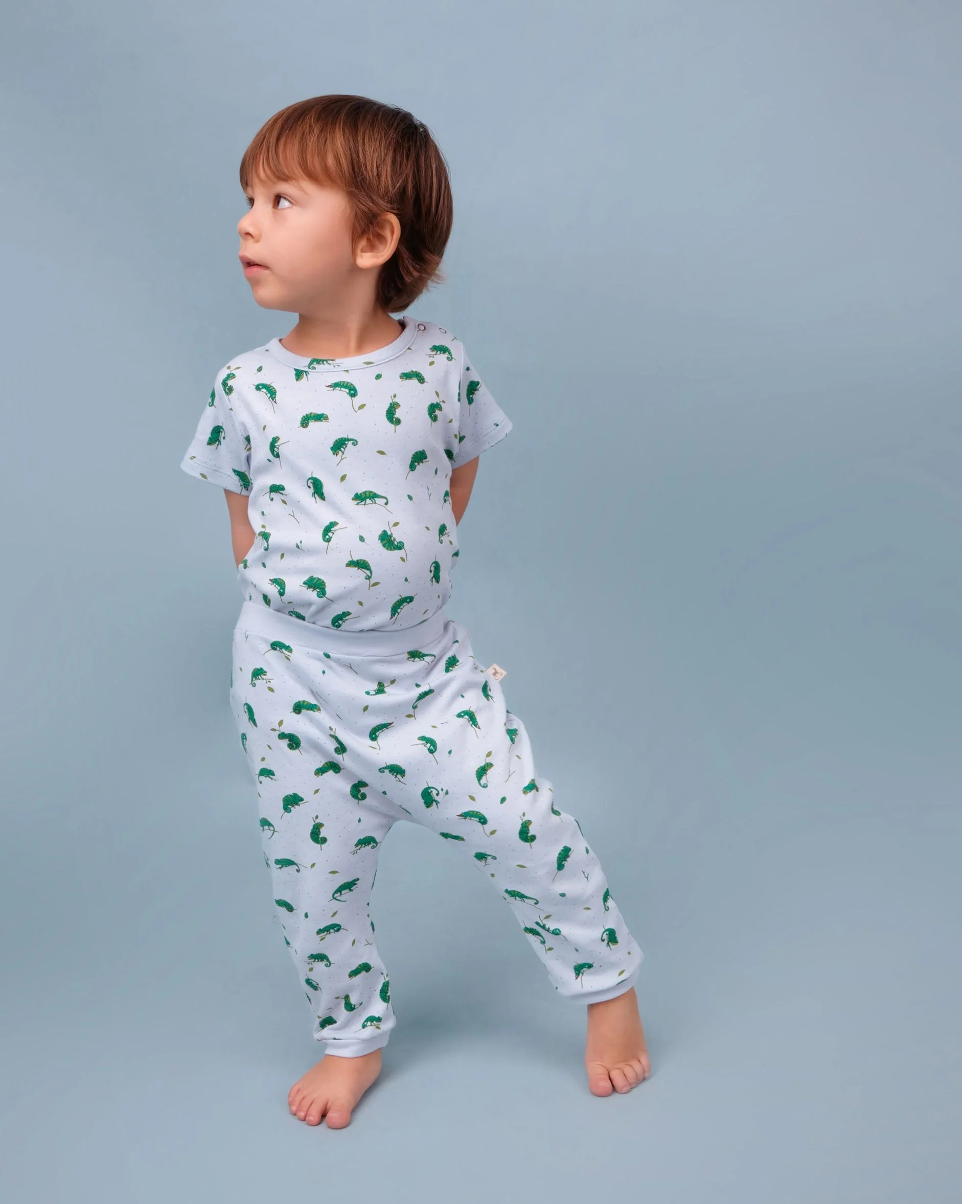 Body Manga Corta - Camaleones - Celeste - Imagen 5