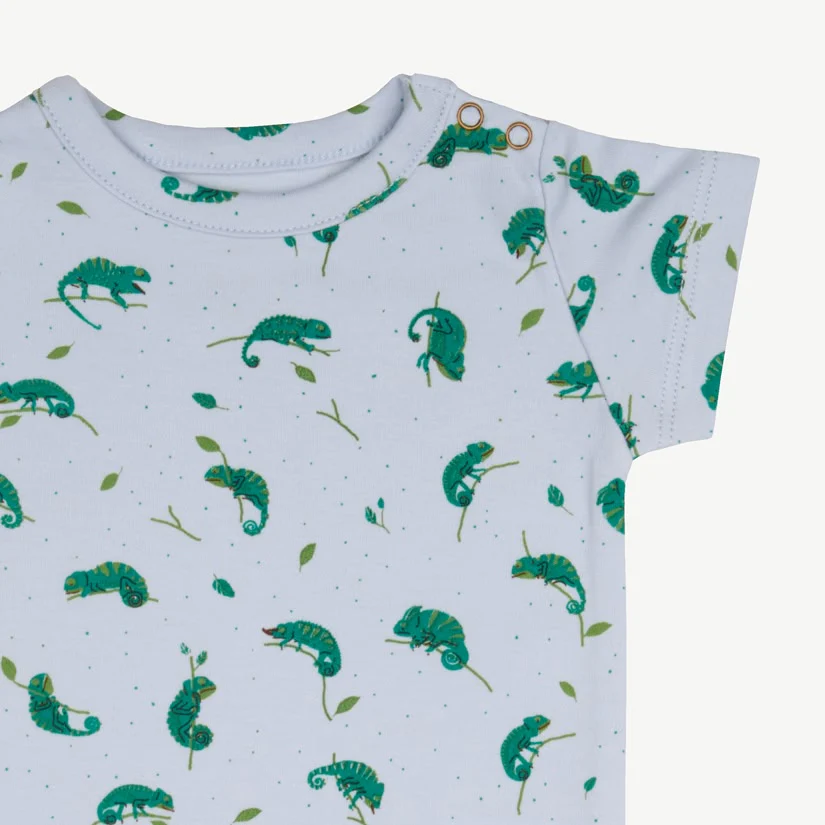 Body Manga Corta - Camaleones - Celeste - Imagen 3