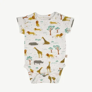 Body Manga Corta - Safari - Crema