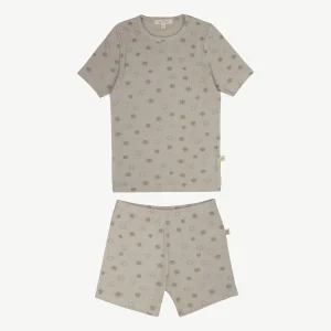 Pijama Manga Corta - Soles - Gris