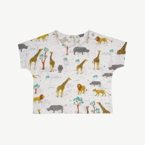 T-shirt Manga Corta - Safari - Crema