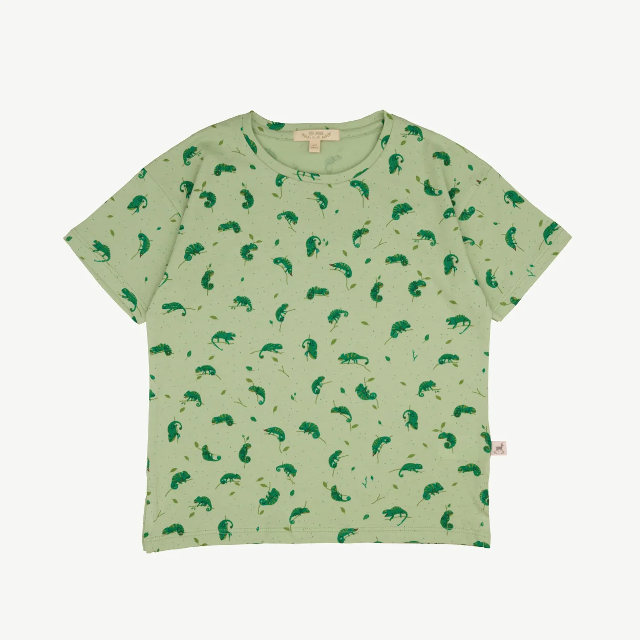 T-shirt Manga Corta - Camaleones - Verde Claro