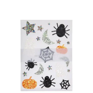 Hojas de Stickers glitter - halloween