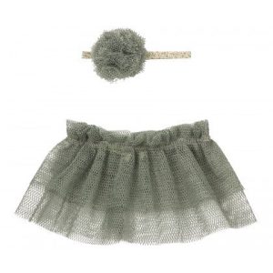 Tutú y tocado para conejita mini - petróleo